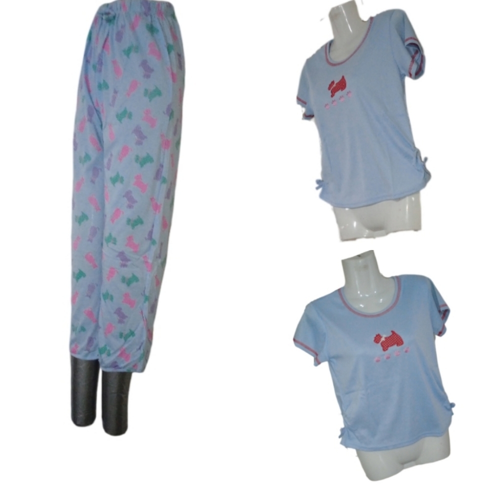 Blue pajamas set